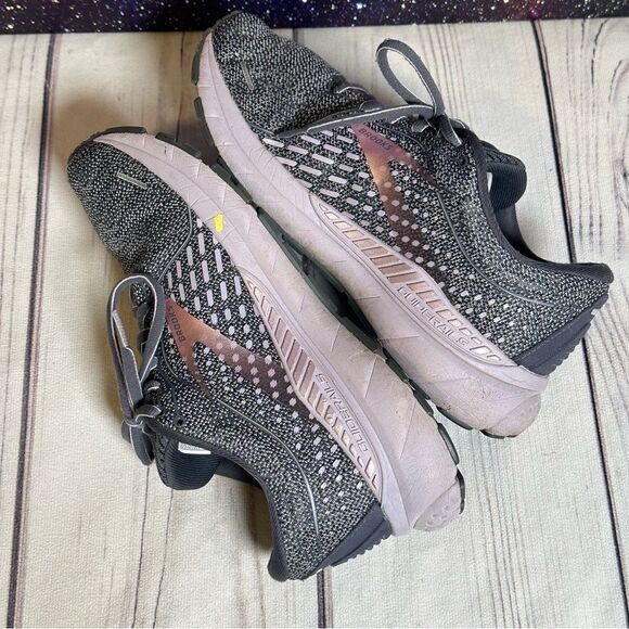 Brooks Adrenaline GTS 21 Running Shoes Grey/Lilac Women Sz 8.5 D Indoor/Outdoor - Picture 5 of 8